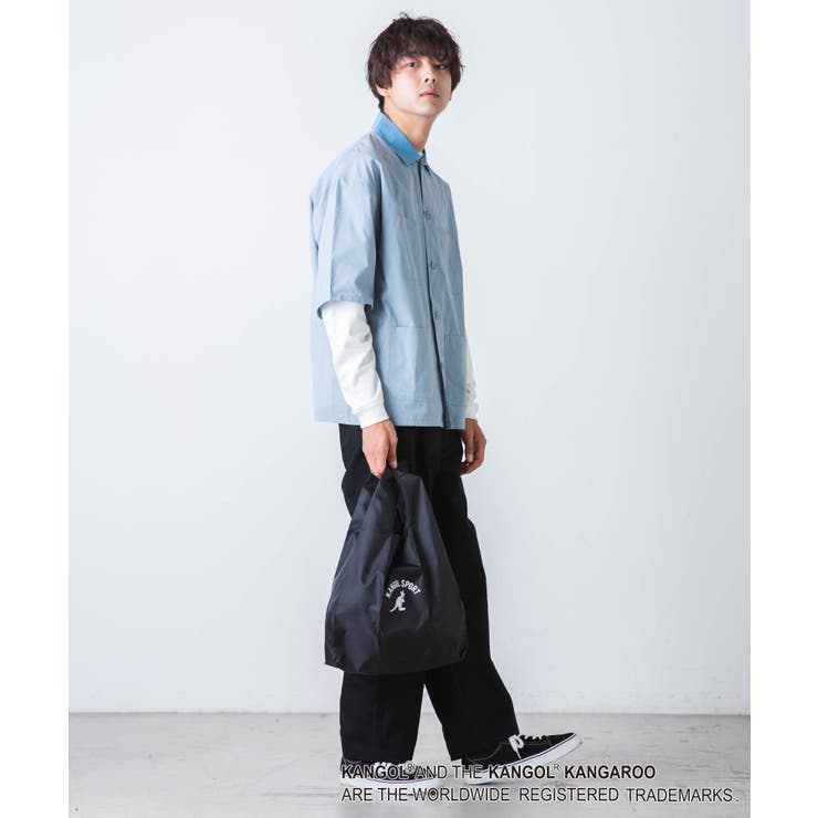 【WEB限定】別注KANGOL SPORT ポーチ付きエコバッグ | WEGO【MEN】 | 詳細画像2 