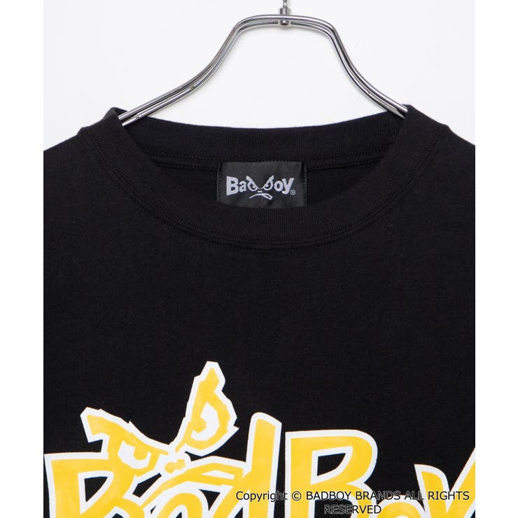 BAD BOYロゴプリント半袖Tシャツ