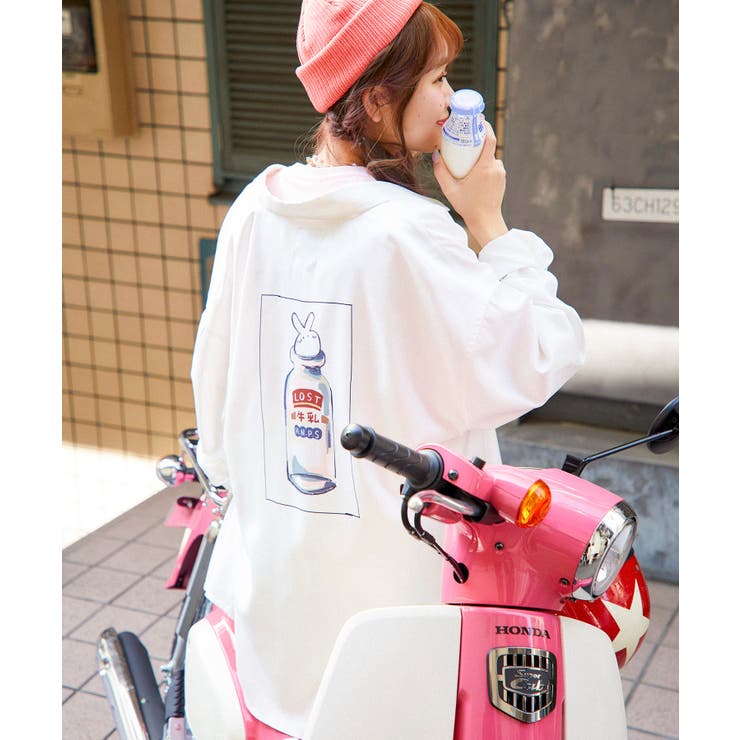 ホワイト | レトロシャツ  | WEGO【WOMEN】