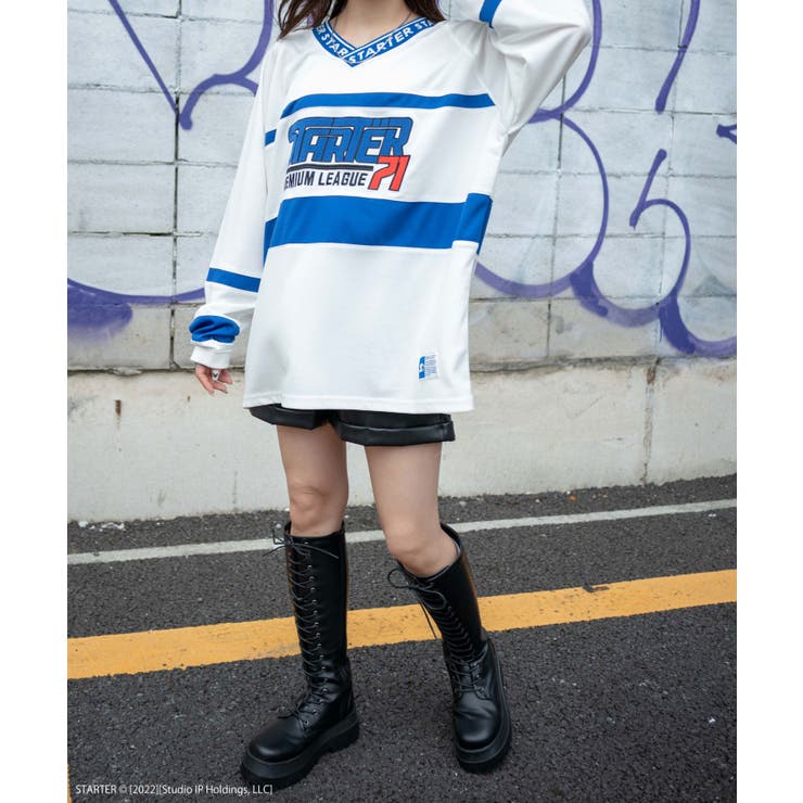 メンズ スウェット ゲームシャツ ストリート LASTMAN - 【ラスト1点】JERSEY GAME SHIRTS / ジャージーゲーム