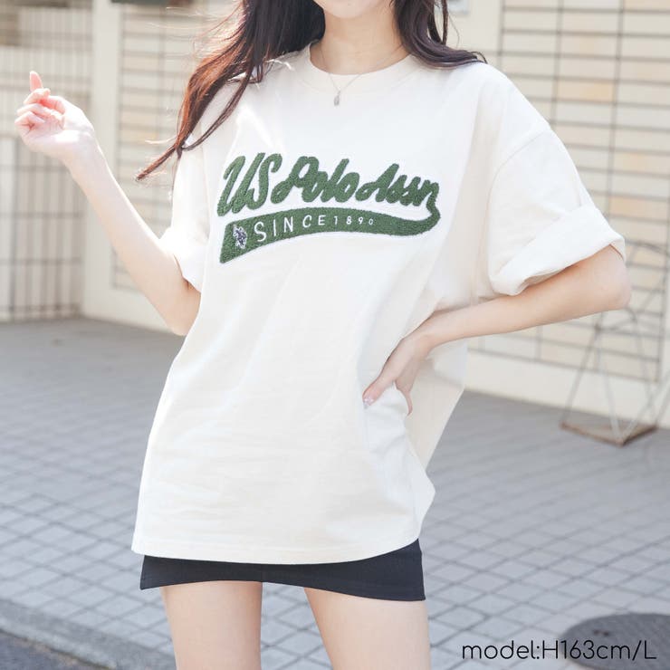 別注 USPOLO サガラロゴ刺繍BIGTシャツ[品番：WG010083760]｜WEGO