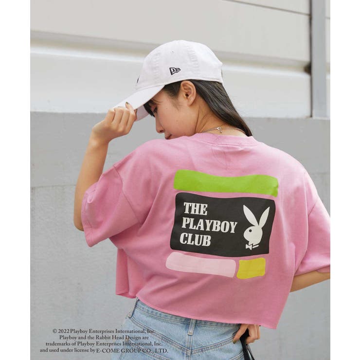 PLAYBOYバックプリントショートTシャツ[品番：WG010084200]｜WEGO【WOMEN】（ウィゴー）のレディースファッション通販｜SHOPLIST（ショップリスト）