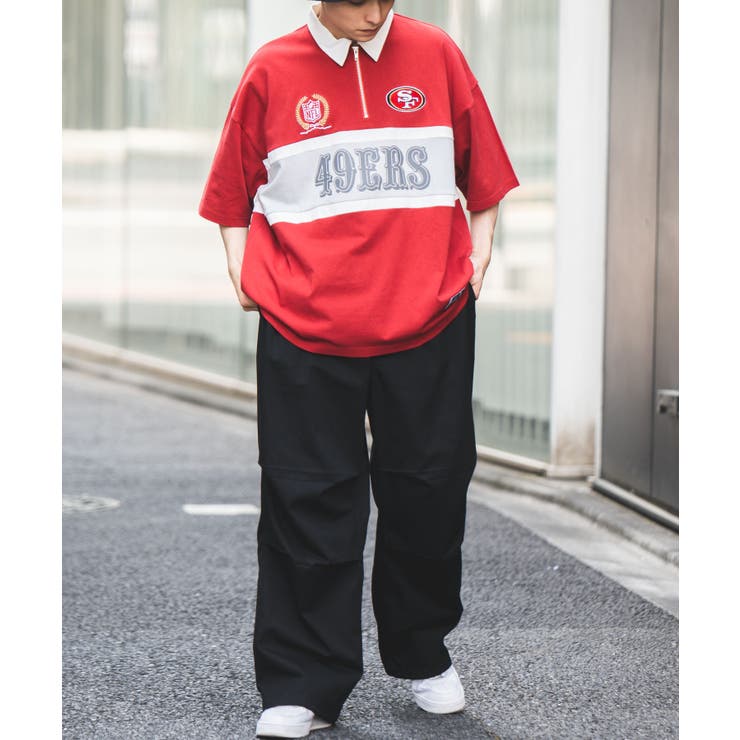 別注 NFL チームロゴハーフZIPシャツ[品番：WG010084442]｜WEGO【MEN