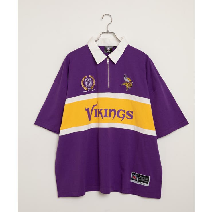 別注 NFL チームロゴハーフZIPシャツ[品番：WG010084442]｜WEGO