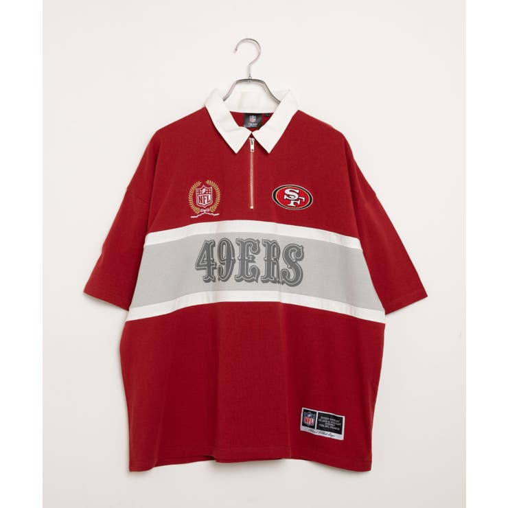 別注 NFL チームロゴハーフZIPシャツ[品番：WG010084442]｜WEGO