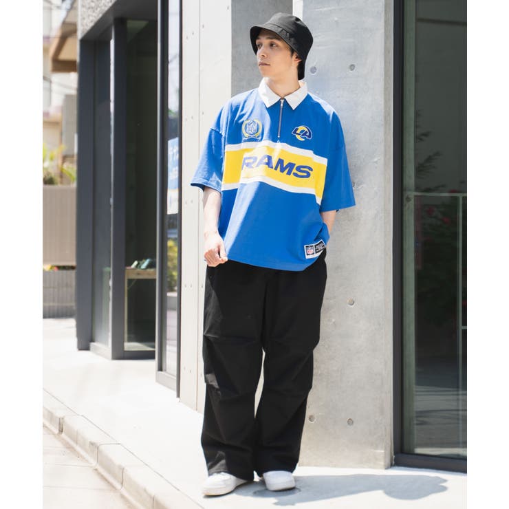 別注 NFL チームロゴハーフZIPシャツ[品番：WG010084442]｜WEGO【MEN