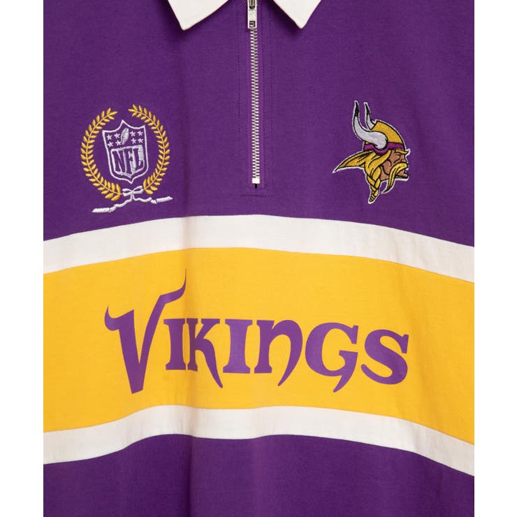 別注 NFL チームロゴハーフZIPシャツ[品番：WG010084442]｜WEGO【MEN