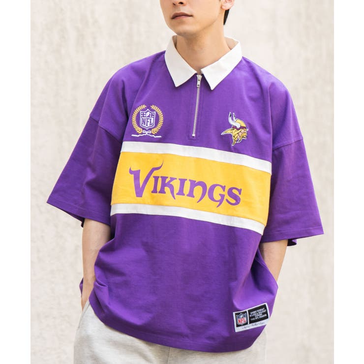 別注 NFL チームロゴハーフZIPシャツ[品番：WG010084442]｜WEGO【MEN