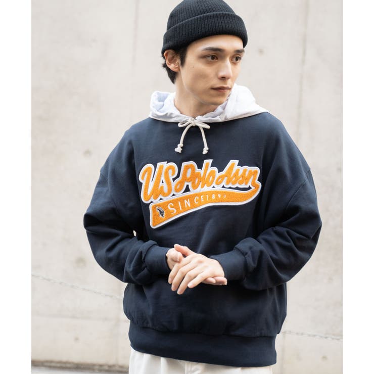 別注 USPOLO  サガラロゴ刺繍プルオーバー[品番：WG010083603]｜WEGO【MEN】（ウィゴー）のメンズファッション通販｜SHOPLIST（ショップリスト）