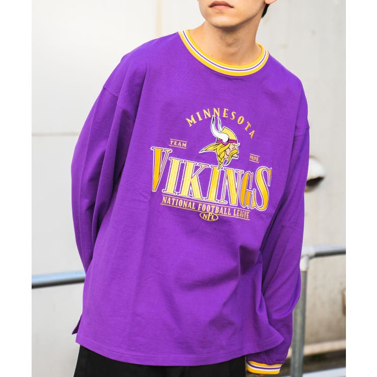 別注 NFL  チームロゴ刺繍BIGロンTシャツ[品番：WG010083744]｜WEGO【MEN】（ウィゴー）のメンズファッション通販｜SHOPLIST（ショップリスト）