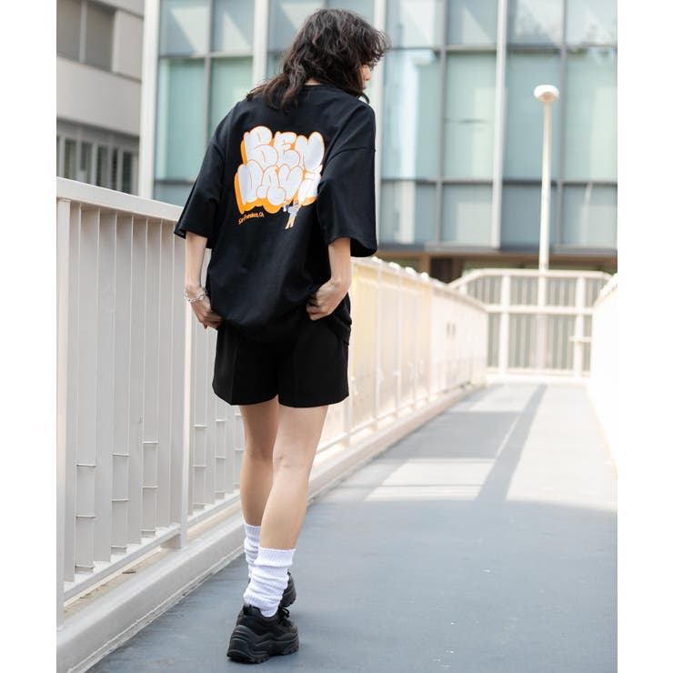 別注ベンデイビスバックグラフィックTシャツ レディース メンズ | WEGO【WOMEN】 | 詳細画像5 