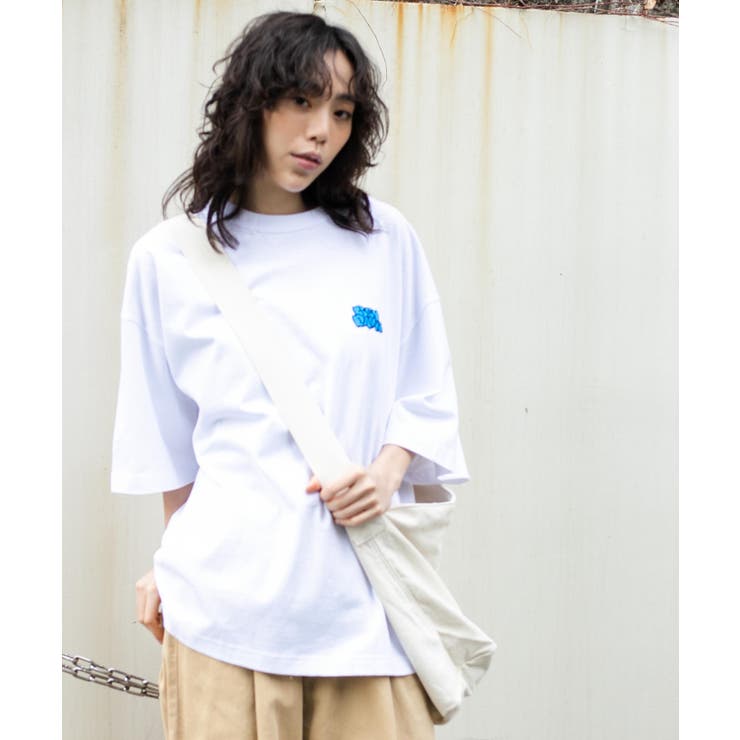 ホワイト | 別注ベンデイビスバックグラフィックTシャツ レディース メンズ | WEGO【WOMEN】