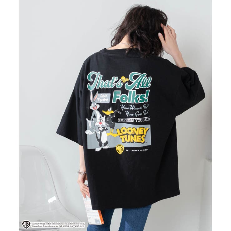 グレー】別注ルーニー テューンズTシャツ メンズ[品番：WG010087324