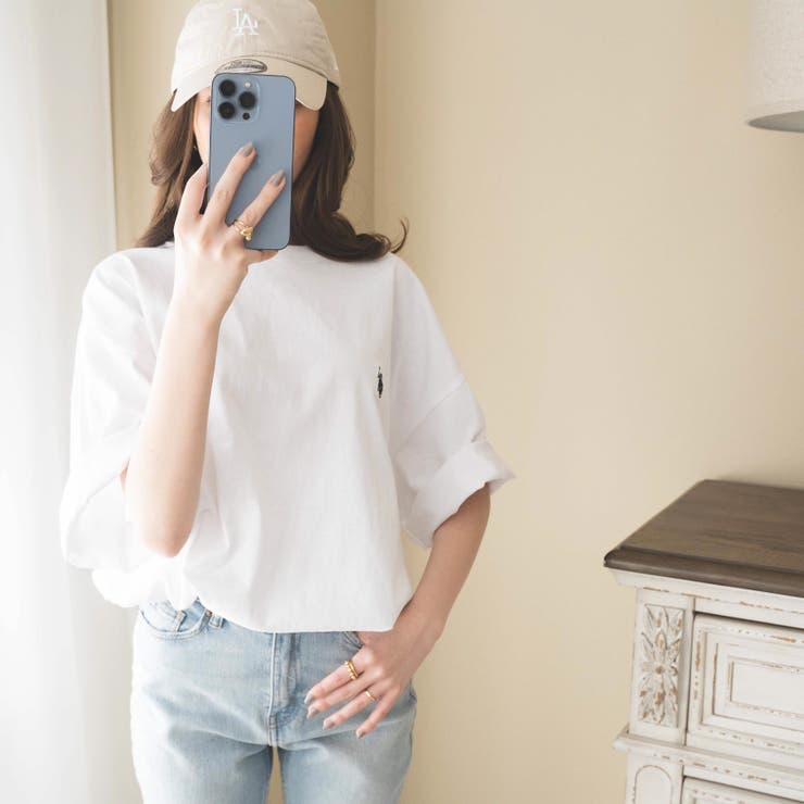 別注USPOLOヘビーウエイトBIGTシャツ Tシャツ半袖 オーバーサイズ | WEGO【WOMEN】 | 詳細画像15 