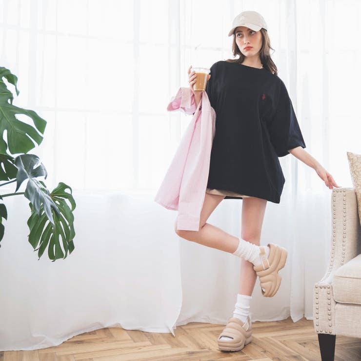 別注USPOLOヘビーウエイトBIGTシャツ Tシャツ半袖 オーバーサイズ | WEGO【WOMEN】 | 詳細画像39 