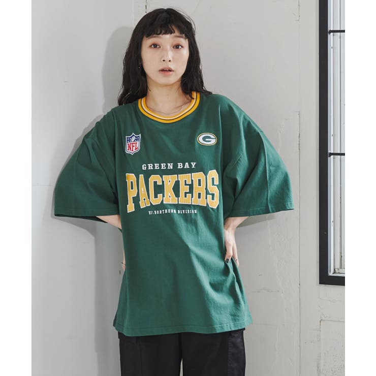 別注 NFL ラインリブ刺繍Tシャツ[品番：WG010087733]｜WEGO