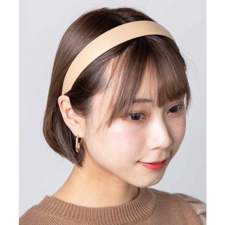 WEB限定】フェイクレザーカチューシャ[品番：WG010075534]｜WEGO
