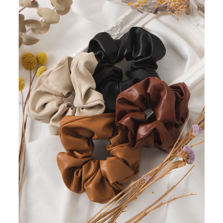 【WEB限定】フェイクレザーシュシュ | WEGO【WOMEN】 | 詳細画像6 