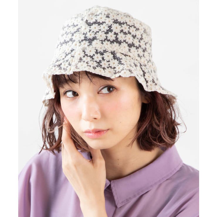 ホワイトその他 | レースバケットハット MO20SM07-LG4425 | WEGO【WOMEN】
