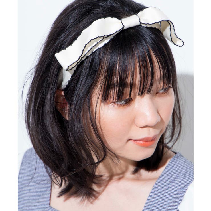 バイカラーリボンカチューシャ [品番：WG010079481]｜WEGO【WOMEN】（ウィゴー）のレディースファッション通販｜SHOPLIST（ショップリスト）