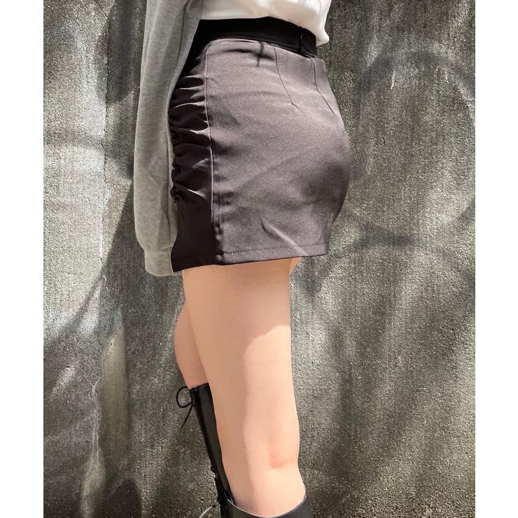 サイドギャザーミニスカート[品番：WG010081183]｜WEGO【WOMEN