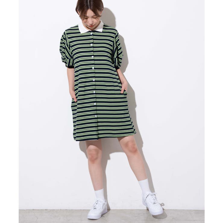 パフスリーブポロミニワンピース 品番 Wg Wego Women ウィゴー のレディースファッション通販 Shoplist ショップリスト