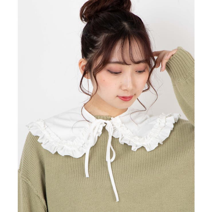 フリルbig付け襟 Mo21sp01 Lg0006 品番 Wg Wego Women ウィゴー のレディースファッション通販 Shoplist ショップリスト