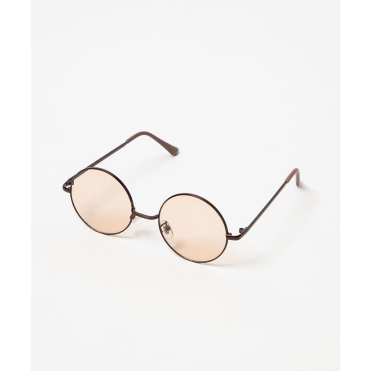 ブラウン | メタルラウンドカラーレンズ MT20SM04-MG2339 | WEGO【MEN】