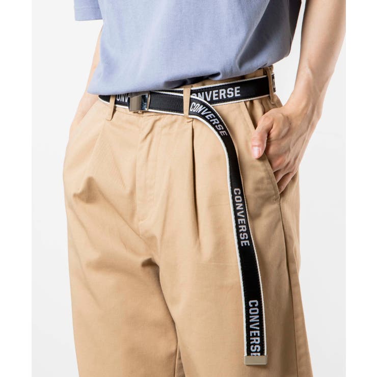 ホワイト | CONVERSE ジャガードテープガチャベルト MT20SM06-MG3409 | WEGO【MEN】