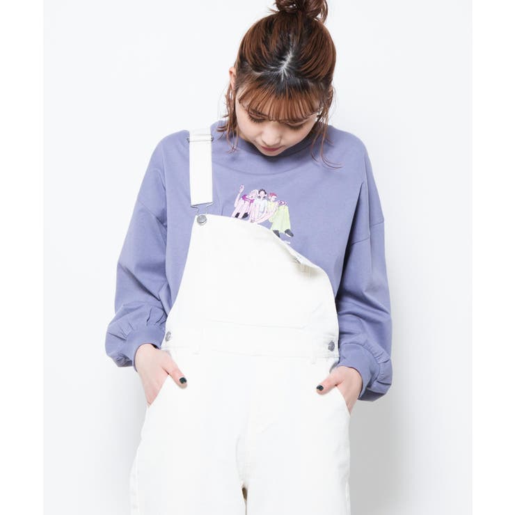 イラストレータープリントロンt Mt21sp01 L0004 品番 Wg Wego Women ウィゴー のレディースファッション通販 Shoplist ショップリスト