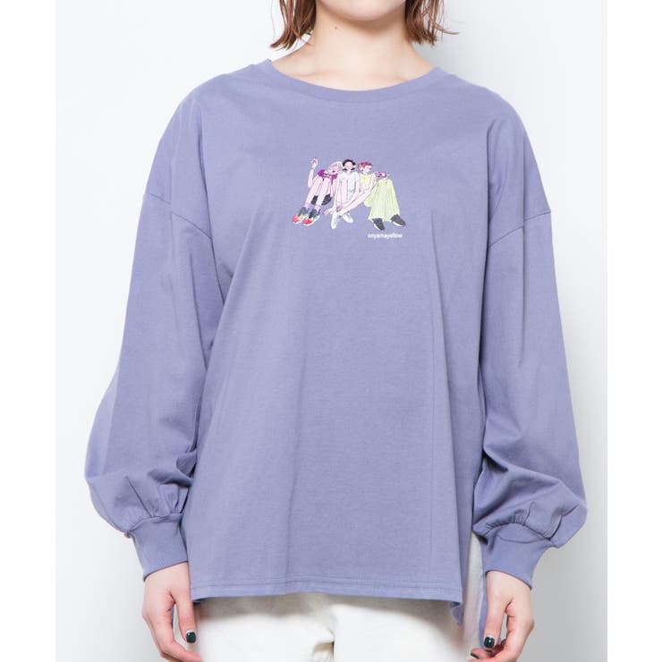 イラストレータープリントロンt Mt21sp01 L0004 品番 Wg Wego Women ウィゴー のレディースファッション通販 Shoplist ショップリスト