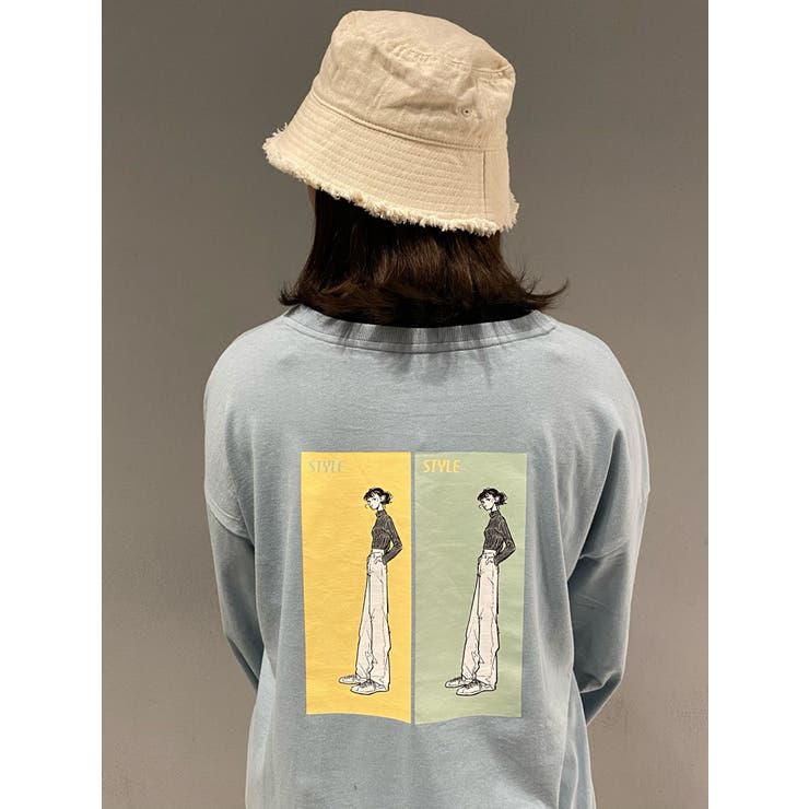 イラストレータープリントロンt Mt21sp01 L0004 品番 Wg Wego Women ウィゴー のレディースファッション通販 Shoplist ショップリスト