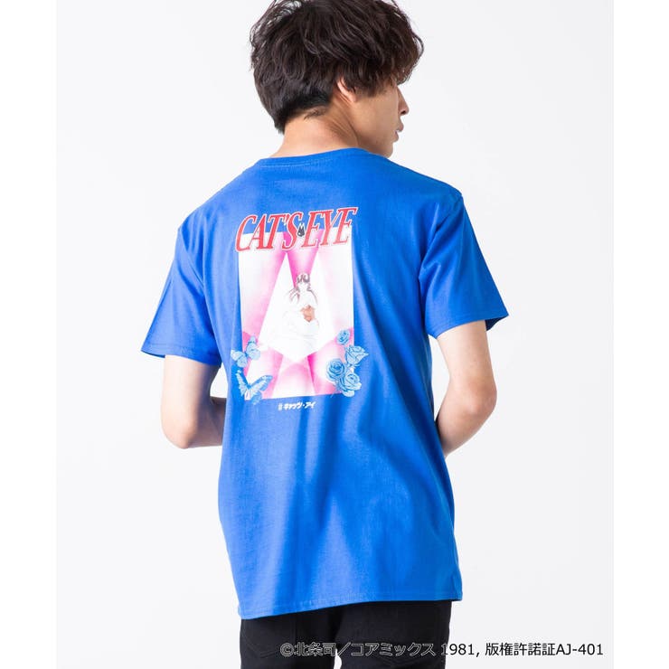 キャッツ・アイコラボバックプリントTEE 韓国 韓国ファッション