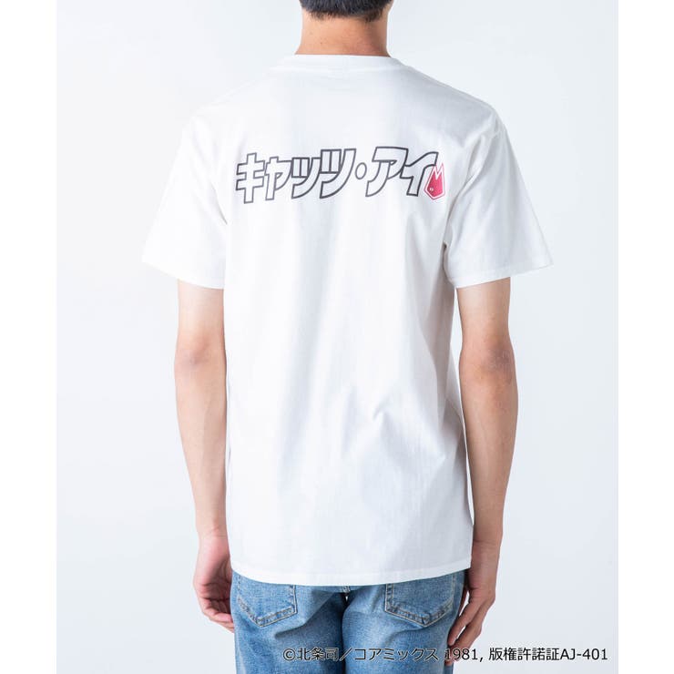 キャッツ・アイコラボバックロゴTEE 韓国 韓国ファッション