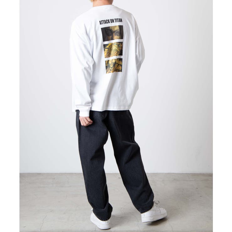 【新品】SiMグッズ Tシャツ L/The TiTANS 進撃の巨人コラボ限定 新品未使用】SiMグッズ Tシャツ Lサイズ/The TiTANS 進撃の巨人