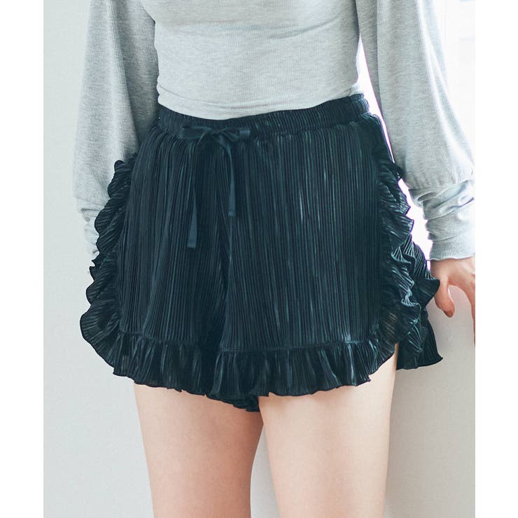 rurumu フリルショートパンツ - パンツ低 価格