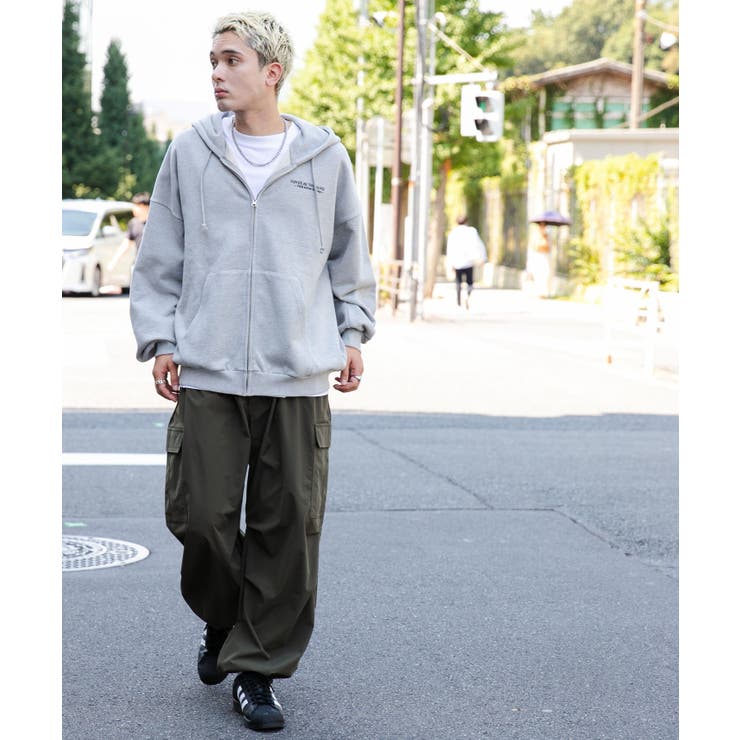 ヘビーウエイトワンポイントZIPパーカー レディース 秋[品番