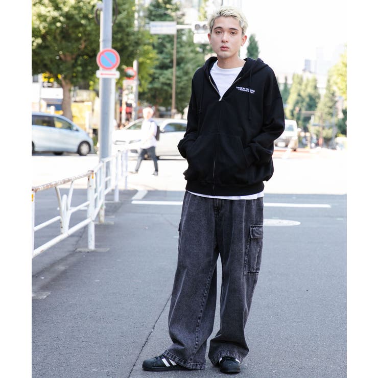 ヘビーウエイトワンポイントZIPパーカー レディース 秋 | WEGO【WOMEN】 | 詳細画像23 