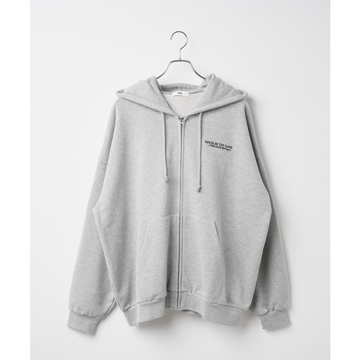 ヘビーウエイトワンポイントZIPパーカー レディース 秋 | WEGO【WOMEN】 | 詳細画像24 