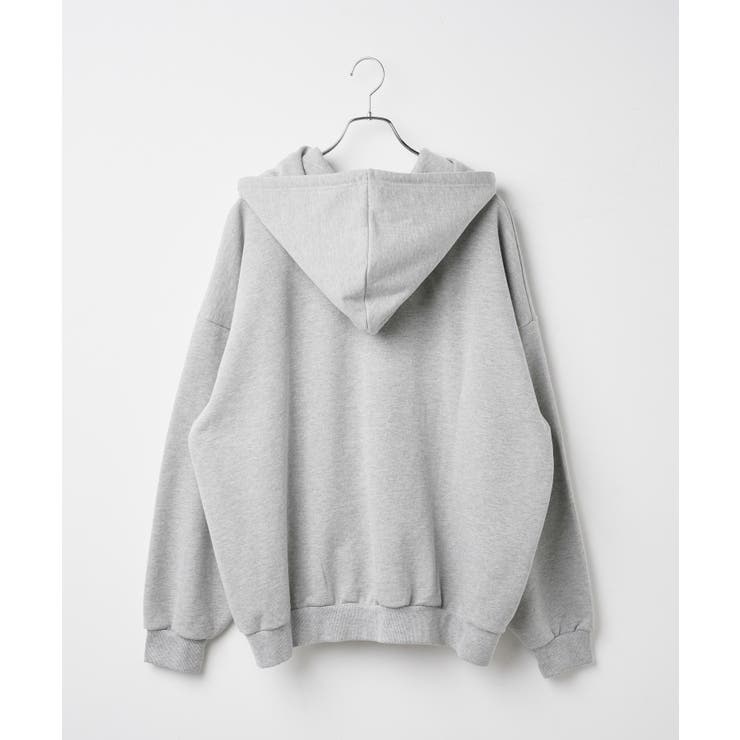 ヘビーウエイトワンポイントZIPパーカー レディース 秋 | WEGO【WOMEN】 | 詳細画像32 