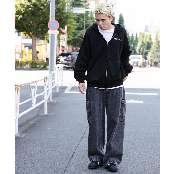 ヘビーウエイトワンポイントZIPパーカー レディース 秋 | WEGO【WOMEN】 | 詳細画像7 