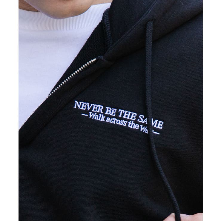 ヘビーウエイトワンポイントZIPパーカー レディース 秋 | WEGO【WOMEN】 | 詳細画像9 