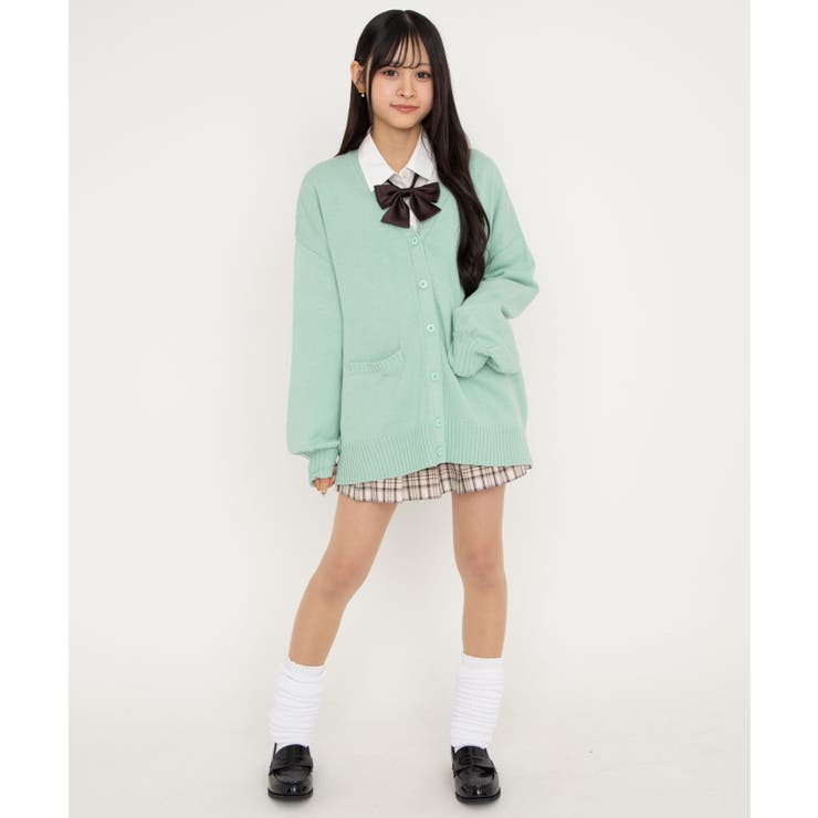 スクールニットカーディガン 制服カーディガン オーバーサイズ | WEGO【WOMEN】 | 詳細画像5 