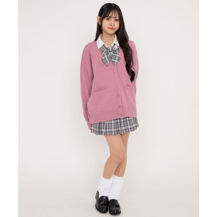 スクールニットカーディガン 制服カーディガン オーバーサイズ | WEGO【WOMEN】 | 詳細画像10 