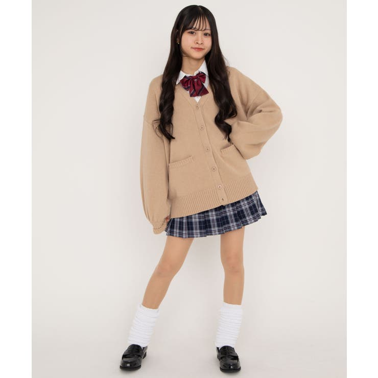 スクールニットカーディガン 制服カーディガン オーバーサイズ | WEGO【WOMEN】 | 詳細画像14 