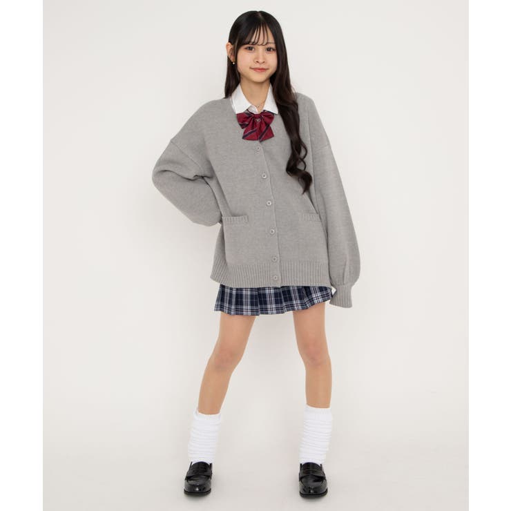 スクールニットカーディガン 制服カーディガン オーバーサイズ | WEGO【WOMEN】 | 詳細画像19 
