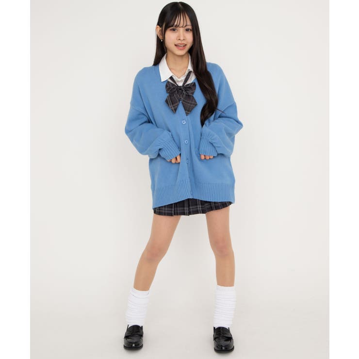 スクールニットカーディガン 制服カーディガン オーバーサイズ | WEGO【WOMEN】 | 詳細画像21 