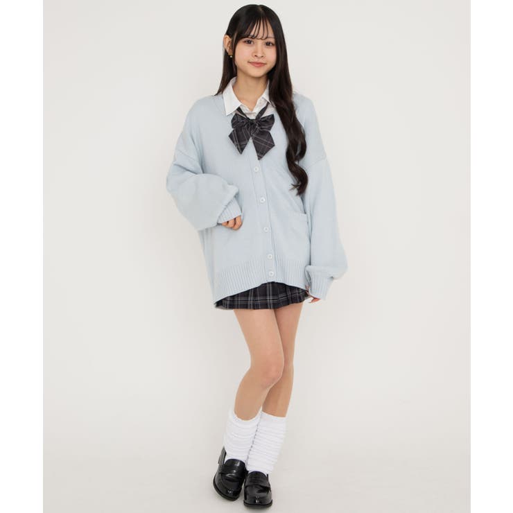 スクールニットカーディガン 制服カーディガン オーバーサイズ | WEGO【WOMEN】 | 詳細画像22 