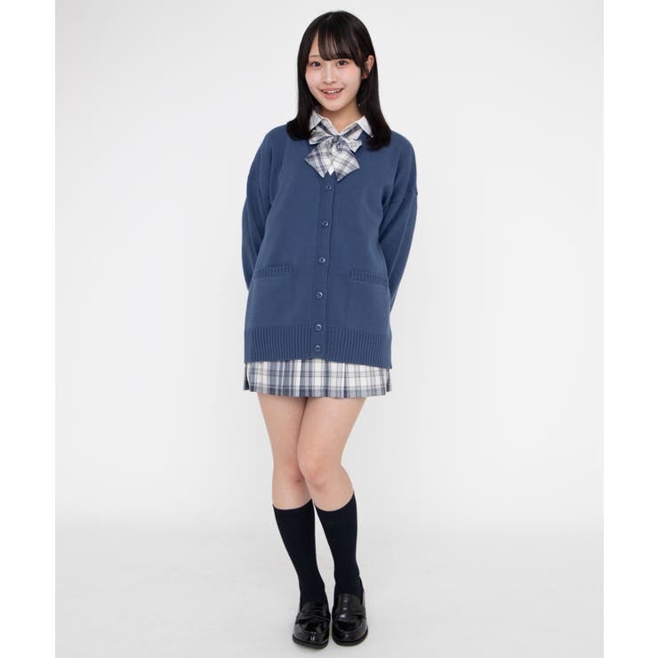 スクールニットカーディガン 制服カーディガン オーバーサイズ | WEGO【WOMEN】 | 詳細画像23 
