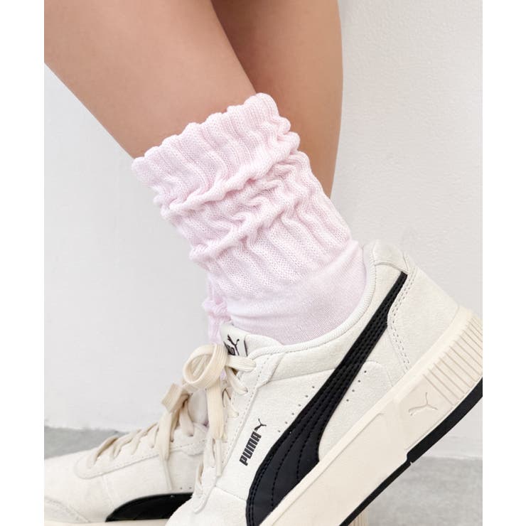サポート付きボリューム無地リブソックス | WEGO【WOMEN】 | 詳細画像15 
